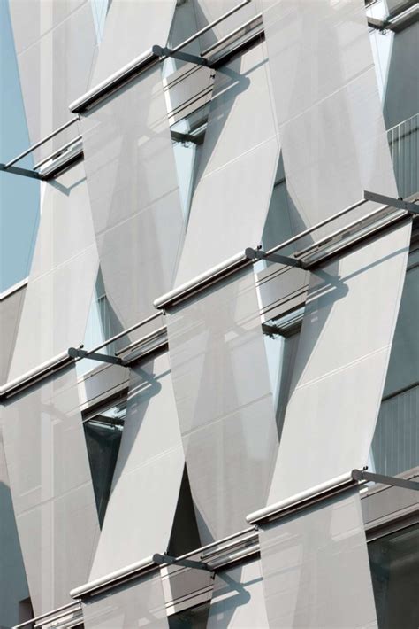 translucent fabric facade